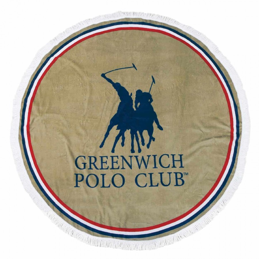 Πετσέτα Θαλάσσης Στρογγυλη Φ160 Greenwich Polo Club 2825 Φ160