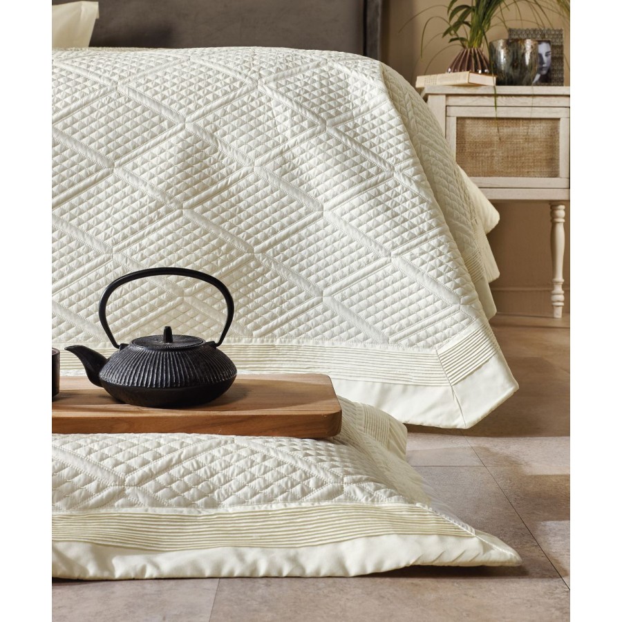 Apollonia Νυφικό Κουβερτόριο King Size Σετ 3 Τεμ 260X250