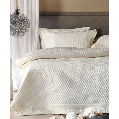 Apollonia Νυφικό Κουβερτόριο King Size Σετ 3 Τεμ 260X250