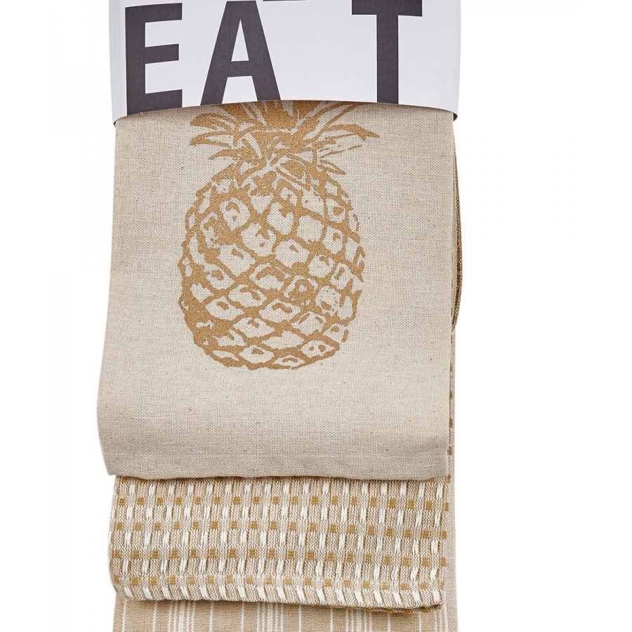 Bean 202 Πετσέτες Κουζίνας Σετ 3 Τεμ 45X65