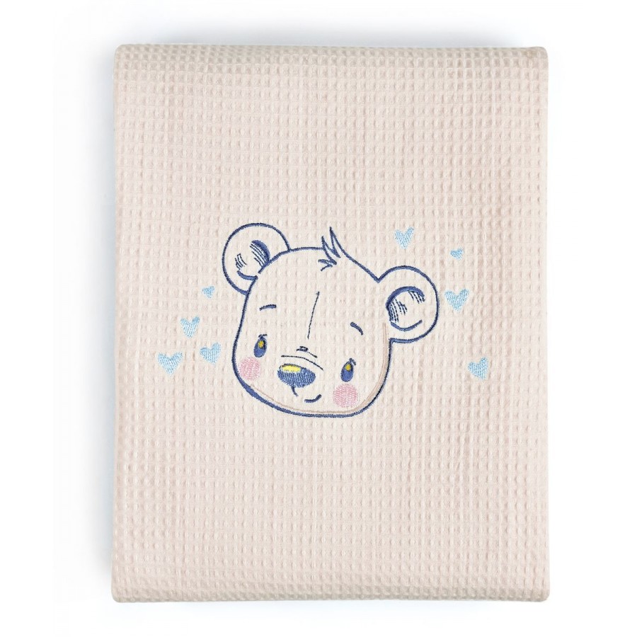 Billy Κουβέρτα Αγκαλιάς Βαμβακερή Waffle 70X100 Billy Κουβέρτα Αγκαλιάς Βαμβακερή Waffle 70X100