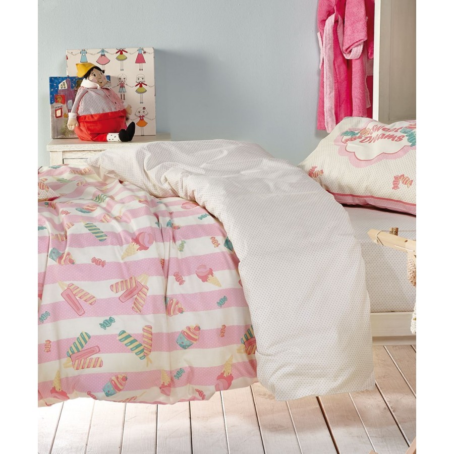 Candybar Σεντόνι Μονό Σετ 4 Τεμ 170X255