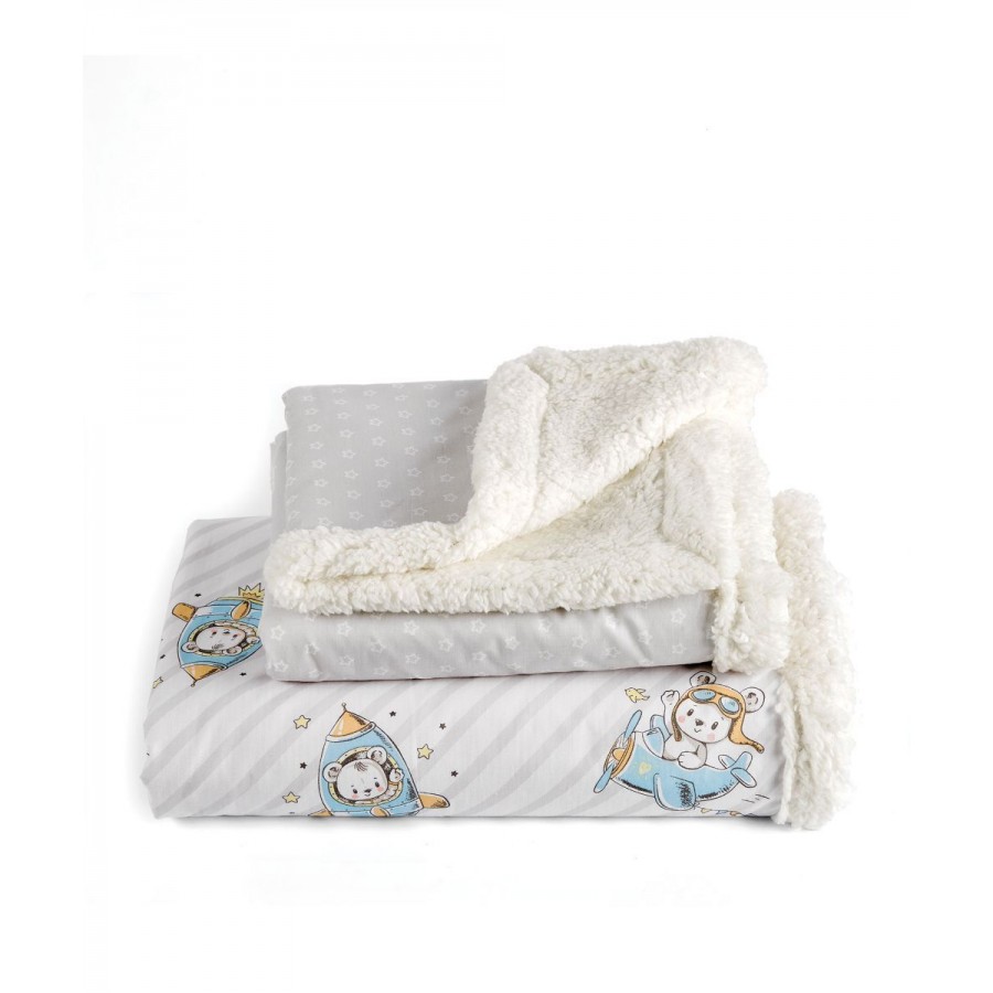 Gagarin Κουβέρτα Αγκαλιάς Με Γούνα Kentia 70X100 Gagarin Κουβέρτα Αγκαλιάς Με Γούνα Kentia 70X100