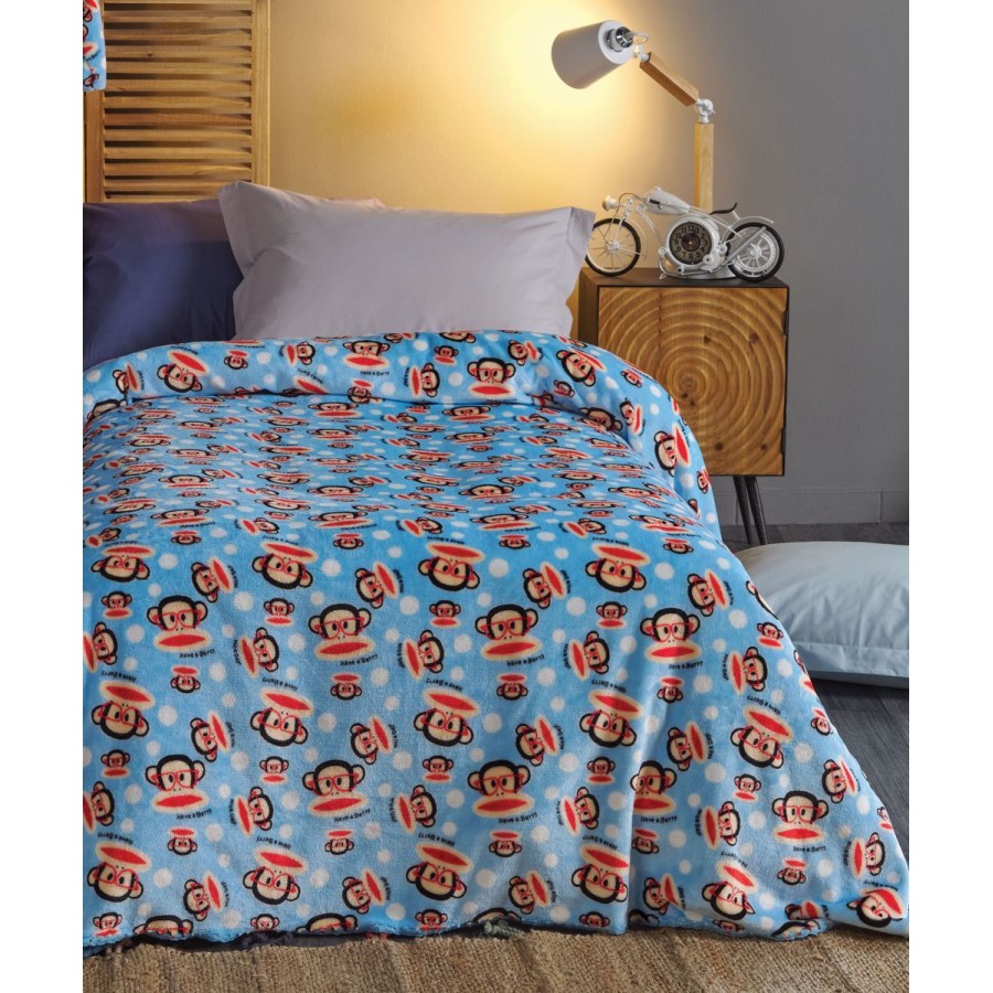 Paul Frank 22 Κουβέρτα Μονή Flannel Fleece Kentia 160X220