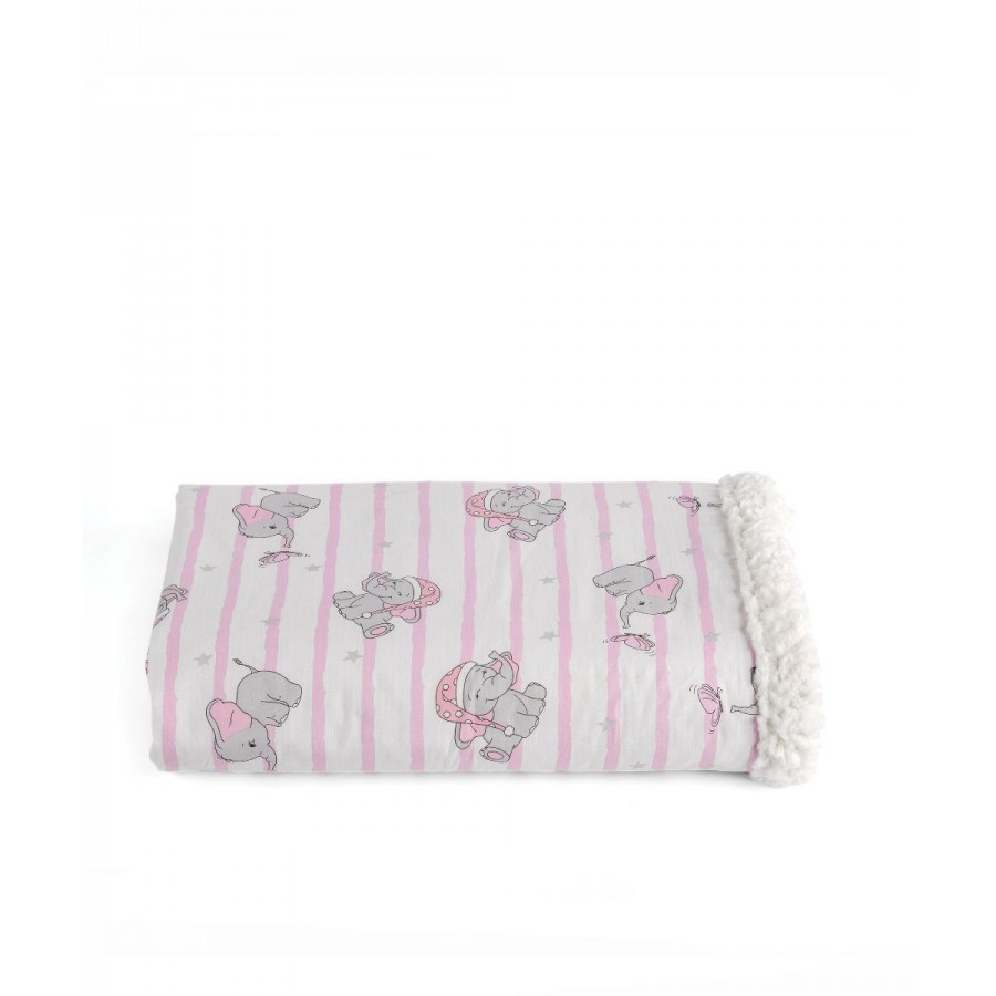 Pinky Κουβέρτα Κούνιας Με Γούνα Kentia 100X140 Pinky Κουβέρτα Κούνιας Με Γούνα Kentia 100X140