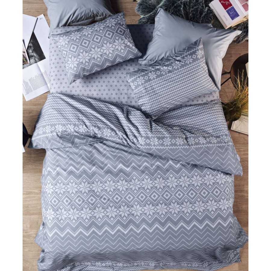 Snowstar 32 Παπλωματοθήκη Υπέρδιπλη Σετ 3 Τεμ Kentia 220X240