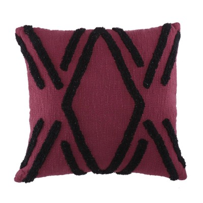 Διακοσμητική Μαξιλάρα Δαπέδου Pulse  D.60Cm Bordo Nef-Nef  50X50