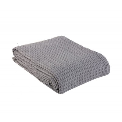 Κουβέρτα Πικέ Υπέρδιπλη Ocean Grey Nef-Nef  230X240
