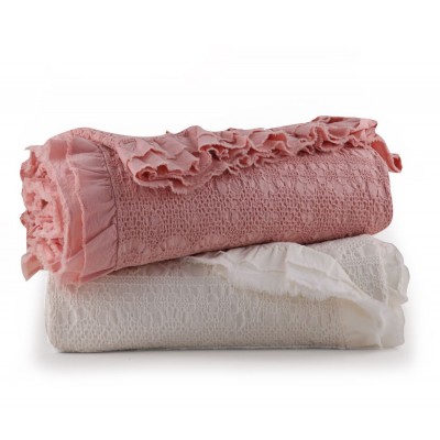 Κουβέρτα Υπέρδιπλη Aurelia Pink Nef-Nef 230X250 Κουβέρτα Υπέρδιπλη Aurelia Pink Nef-Nef 230X250