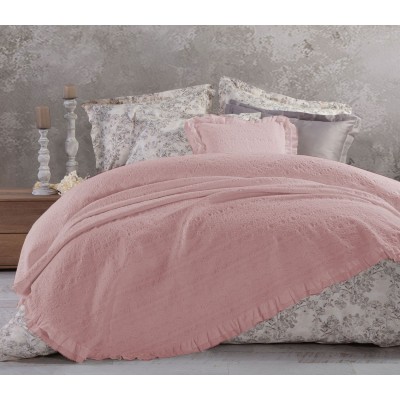 Κουβέρτα Υπέρδιπλη Aurelia Pink Nef-Nef 230X250 Κουβέρτα Υπέρδιπλη Aurelia Pink Nef-Nef 230X250