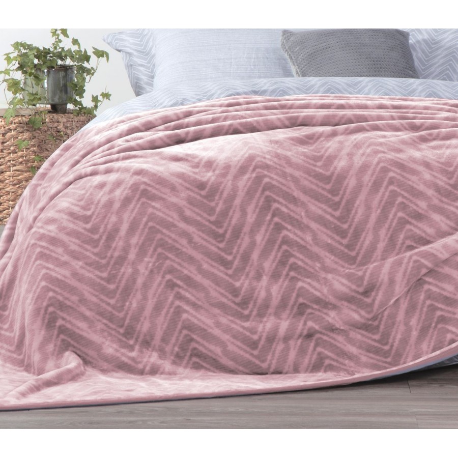 Κουβέρτα Υπέρδιπλη Visual Pink Nef-Nef 220Χ240