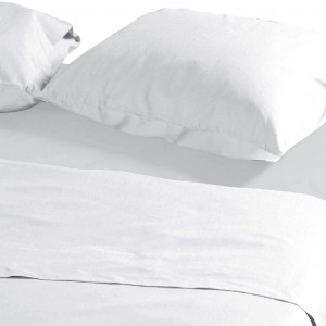 Μαξιλαροθήκες Σετ 2 τεμαχίων basic 200 white Nef Nef 52x72