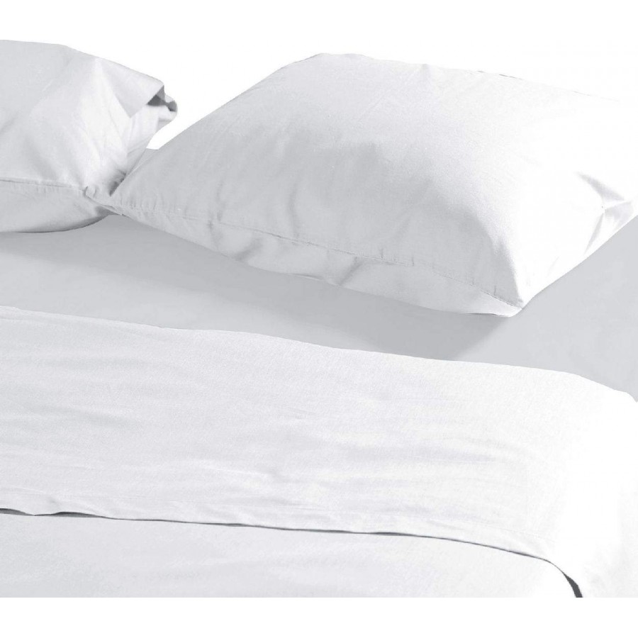 Μαξιλαροθήκες Σετ 2 τεμαχίων basic 200 white Nef Nef 52x72