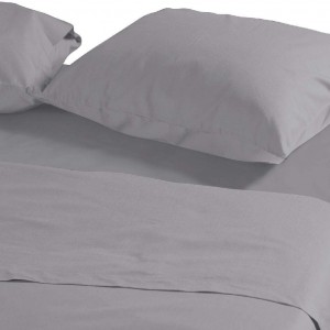 Μαξιλαροθήκες Σετ 2 τεμαχίων basic 726 light grey Nef Nef 52x72