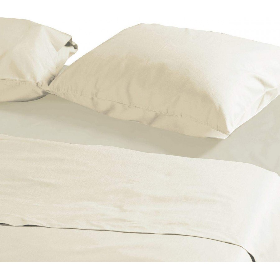 Μαξιλαροθήκες Σετ 2 τεμαχίων basic 729 cream Nef Nef 52x72
