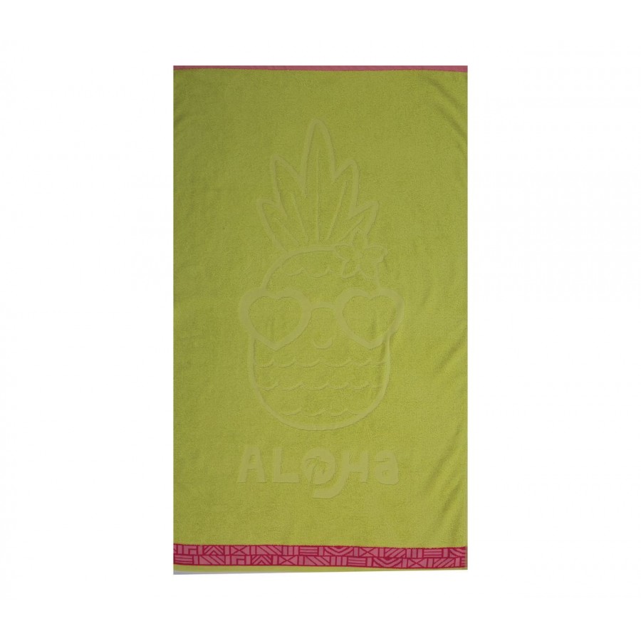 Παιδική Πετσέτα Θαλάσσης Nef Nef Pineapple Dream Lime Nef-Nef 70X120