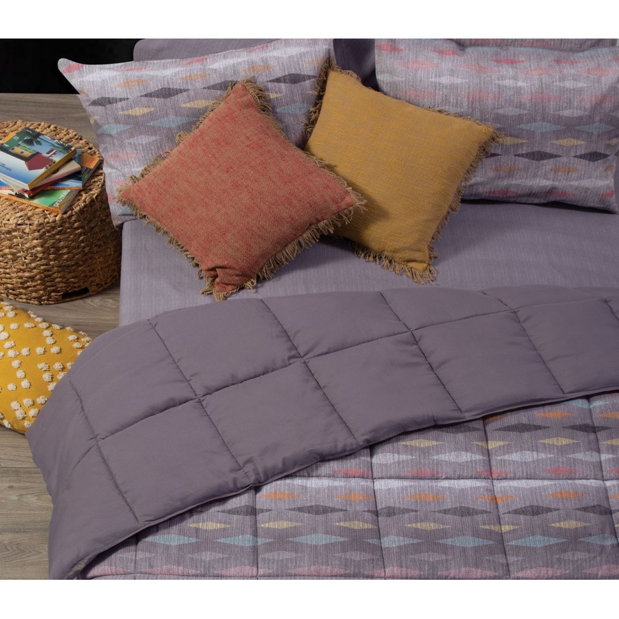 Πάπλωμα Υπέρδιπλο Action Grey Nef-Nef 240X220 Πάπλωμα Υπέρδιπλο Action Grey Nef-Nef 240X220