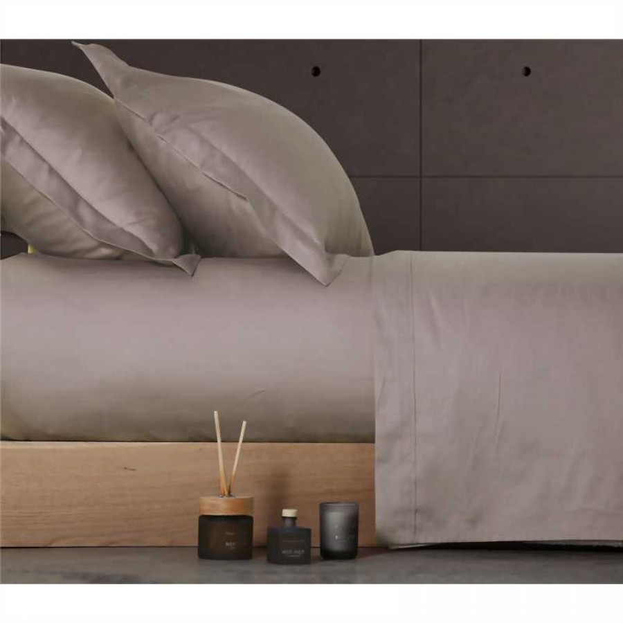 Σεντόνι Βαμβακοσατέν King Size Elements Grey Nef-Nef King Size 280X270