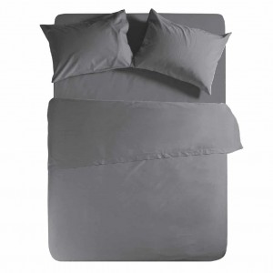 Σεντόνι ημίδιπλο με λάστιχο basic 727 dark grey Nef Nef 120x200+30