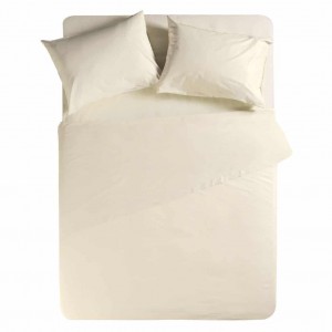 Σεντόνι ημίδιπλο με λάστιχο basic 729 cream Nef Nef 120x200+30