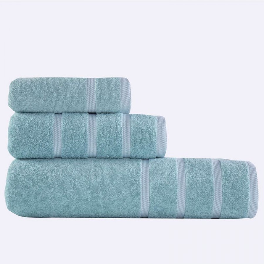 Σετ πετσέτες Μπάνιου Βαμβακερές Nef-Nef Madison Aqua-White