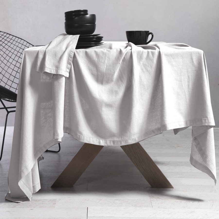 Τραπεζομάντηλο Βαμβάκι - Linen 150X250 White Τραπεζομάντηλο Βαμβάκι - Linen 150X250 White