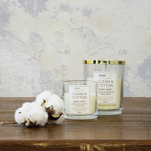 Αρωματικό Κερί 160gr Clean με Cotton Nima Αρωματικό Κερί 160gr Clean με Cotton Nima