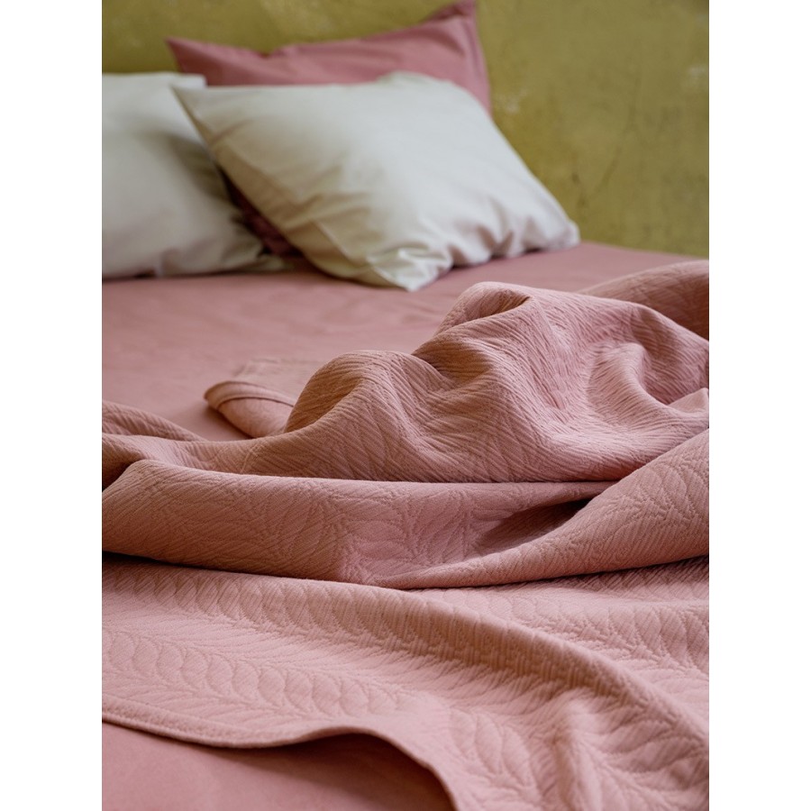 Κουβέρτα King Size Virve Terracotta Nima 230X260 Κουβέρτα King Size Virve Terracotta Nima 230X260