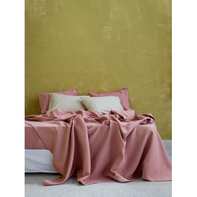 Κουβέρτα King Size Virve Terracotta Nima 230X260 Κουβέρτα King Size Virve Terracotta Nima 230X260