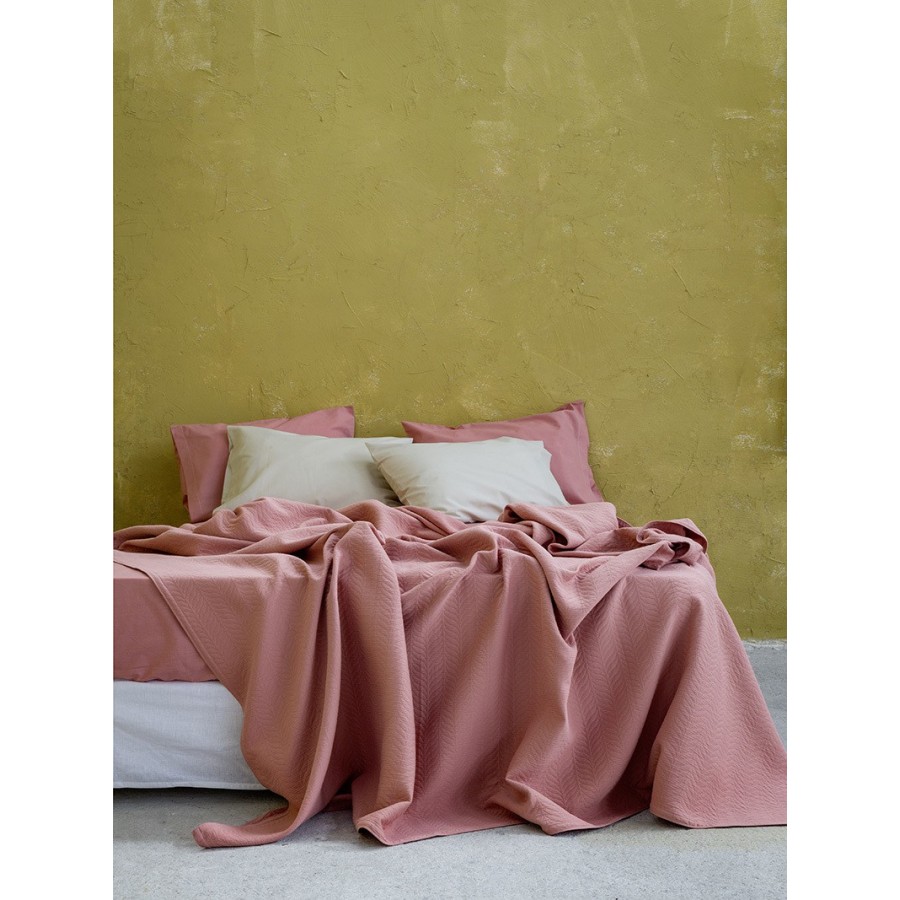 Κουβέρτα King Size Virve Terracotta Nima 230X260 Κουβέρτα King Size Virve Terracotta Nima 230X260