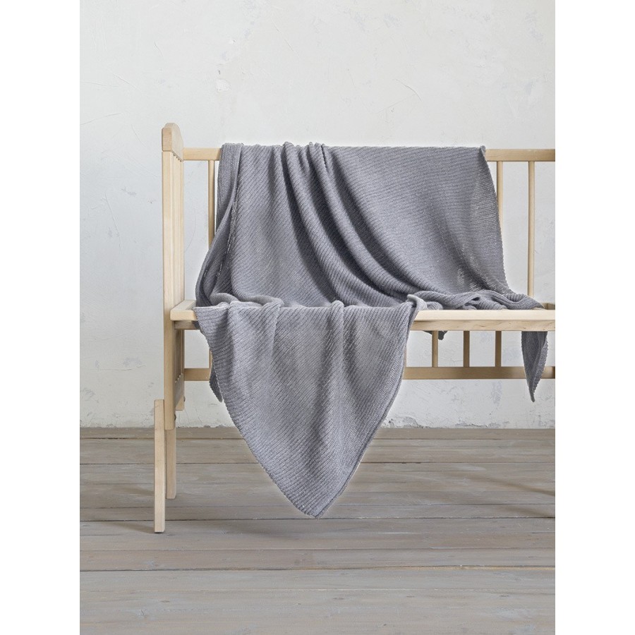 Κουβέρτα Pile Gray Nima Κούνιας 110X140