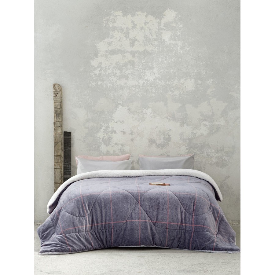 Κουβερτοπάπλωμα King Size Tailor Gray Nima 240X260 Κουβερτοπάπλωμα King Size Tailor Gray Nima 240X260