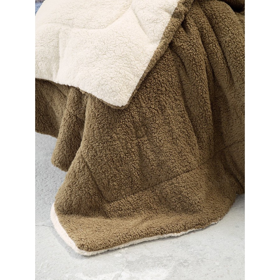 Κουβερτοπάπλωμα Μονό Melt Beige-Brown Nima 150X220