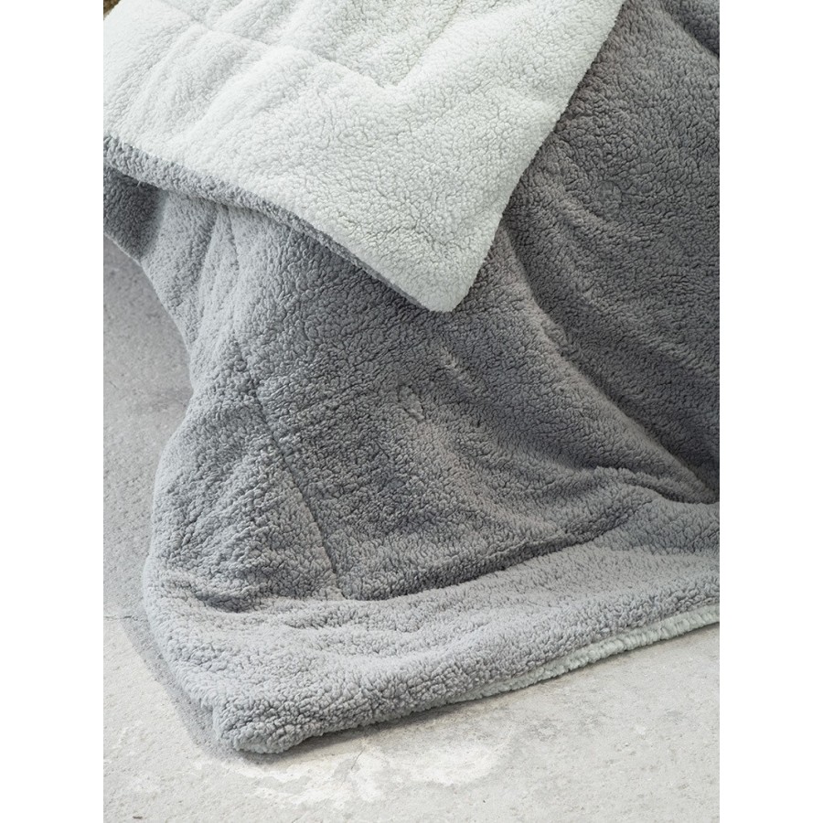 Κουβερτοπάπλωμα Μονό Melt Light Gray-Dark Gray Nima 150X220