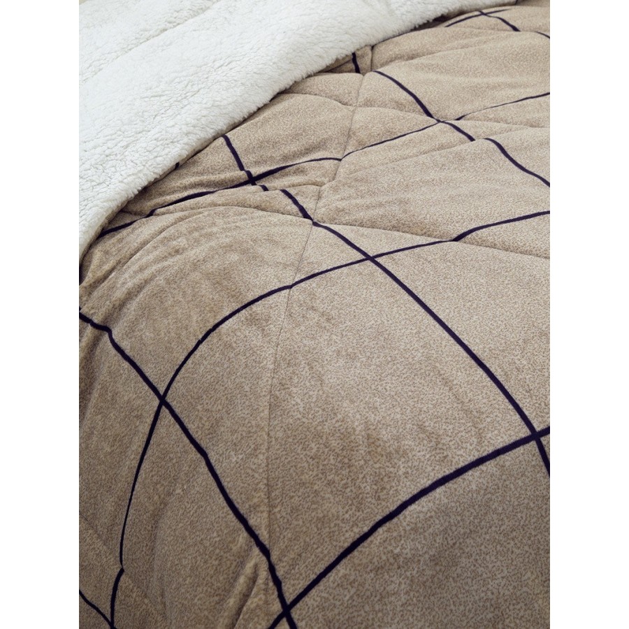 Κουβερτοπάπλωμα Μονό Tailor Beige Nima 150X220