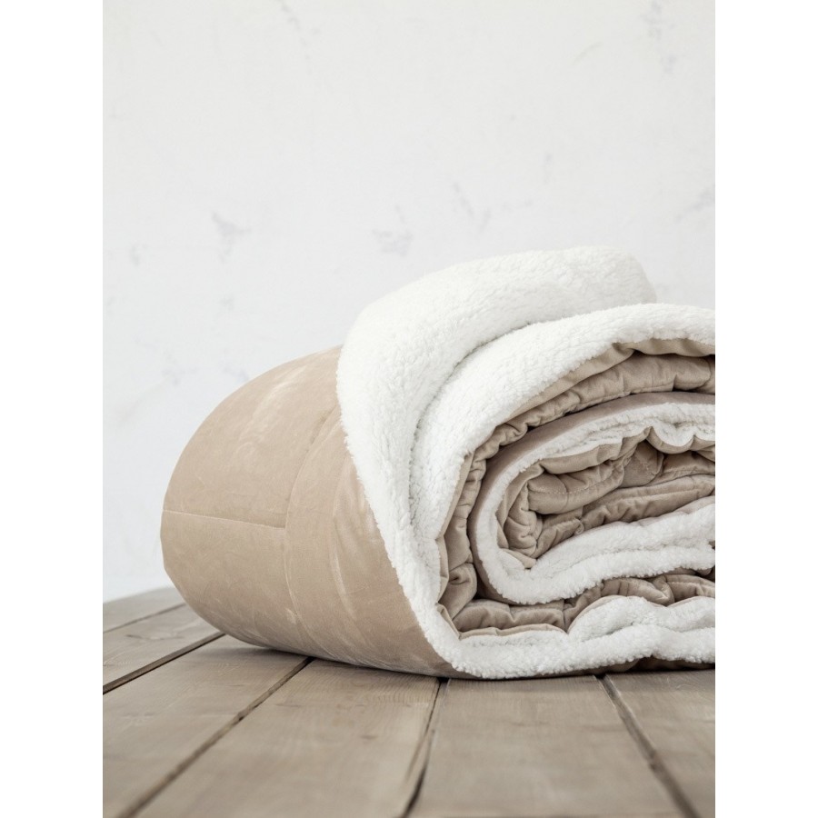 Κουβερτοπάπλωμα Υπέρδιπλο Nuan Beige Nima 220X240