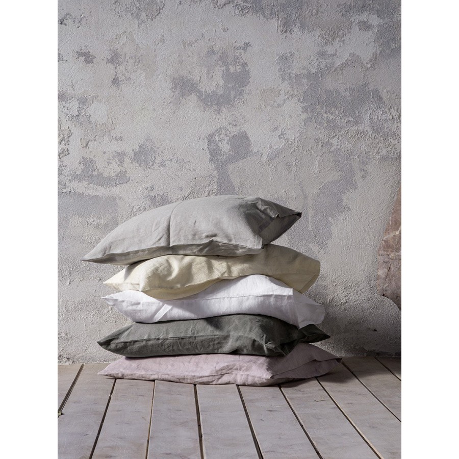 Μαξιλαροθήκες Linen Beige Nima 52X72