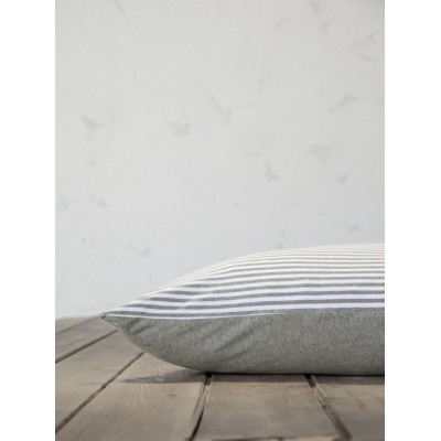 Μαξιλαροθήκες Naem Striped Gray Nima 52X72
