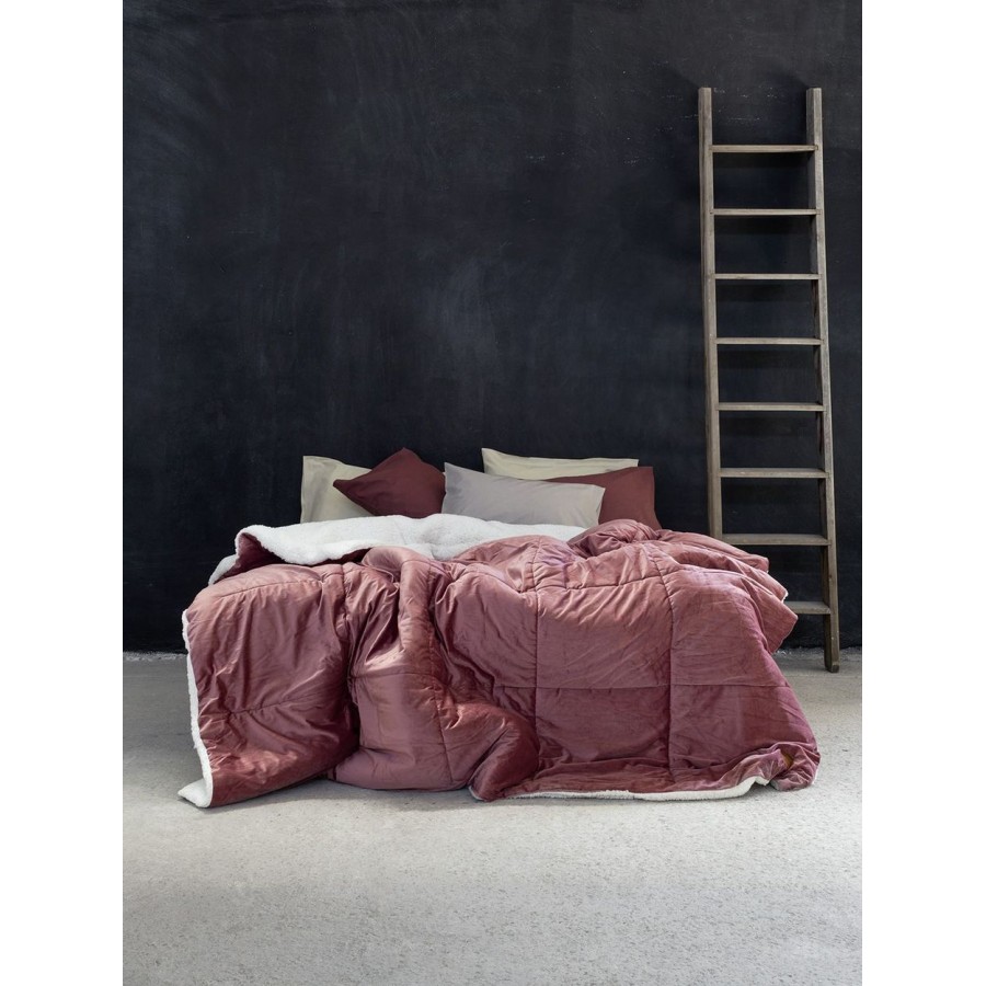 Nima Κουβερτοπάπλωμα Μονό 150x220 - Nuan Terracotta