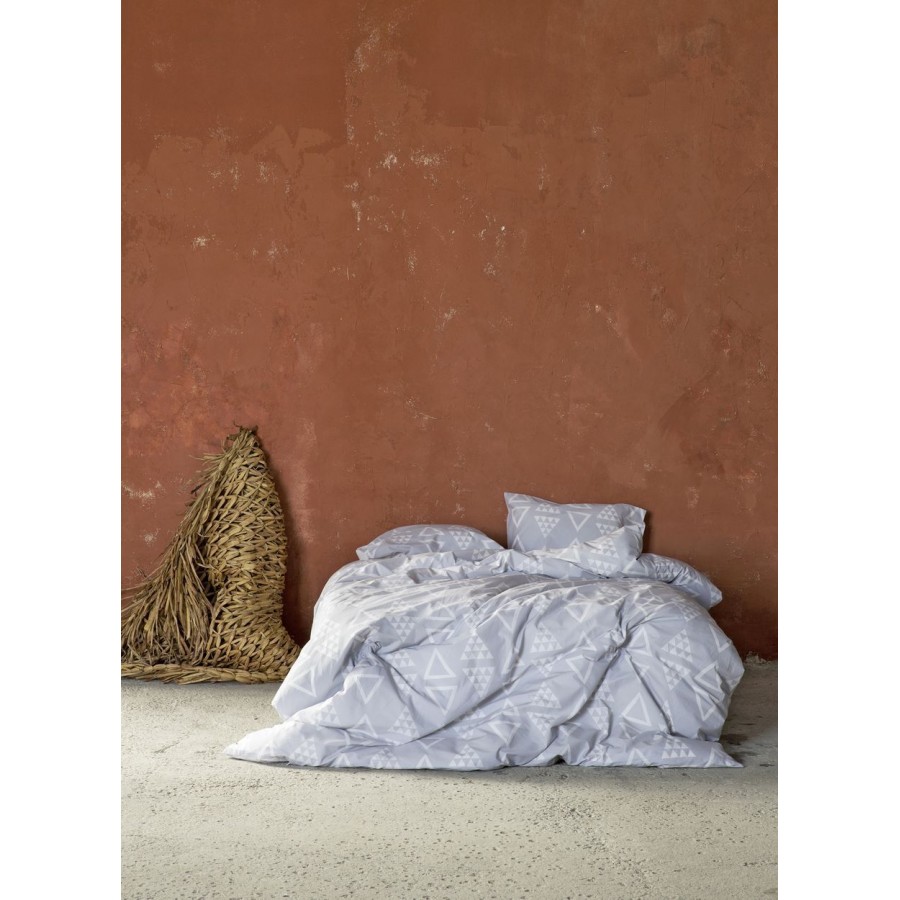 Nima Σετ Παπλωματοθήκη Υπέρδιπλη - Nativa Gray 220x240