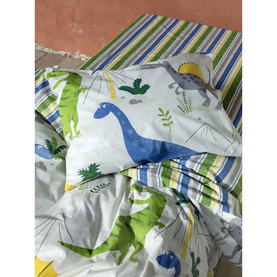 Σετ Σεντόνια Μονά με Λάστιχο Dino Park Nima 100X200+30