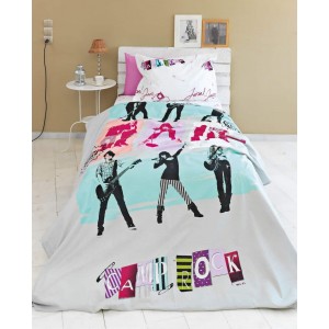 Κουβερλί Ημίδιπλο Σετ camp rock 170X250 Palamaiki