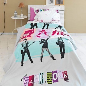 Κουβερλί Ημίδιπλο Σετ camp rock 170X250 Palamaiki