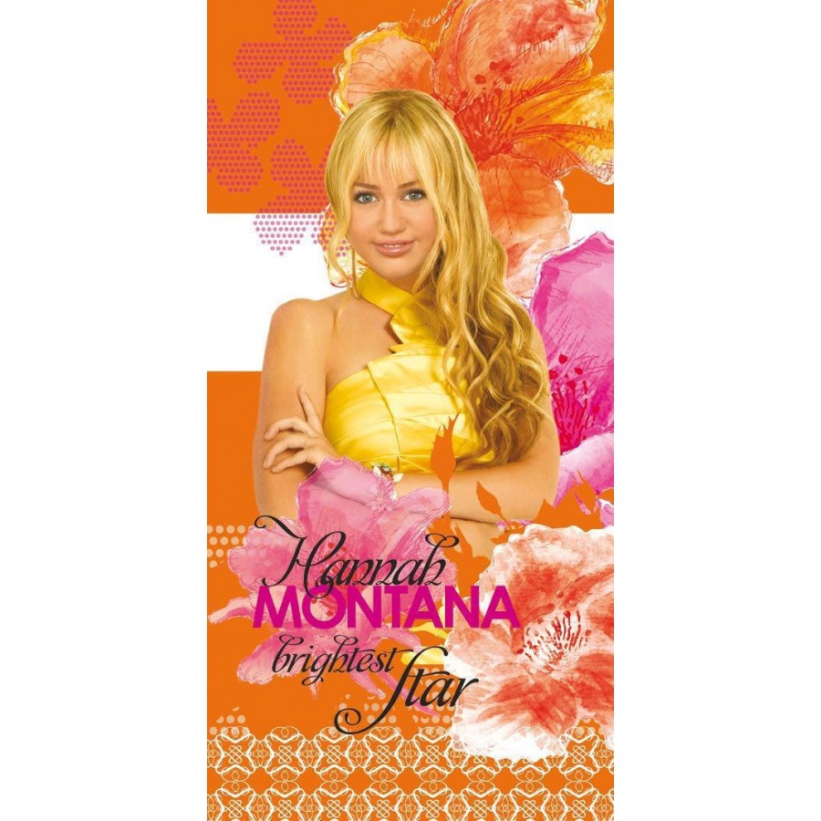 Παιδική Πετσέτα θαλάσσης hannah montana 75X150 Palamaiki