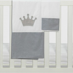 Σετ Σεντόνια Καλαθούνας-Λίκνου 3Τμχ Royal Abo 75x100