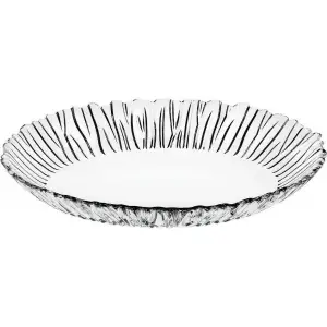 AURORA OVAL PLATE TEMPERED 33x4,5CM P/144