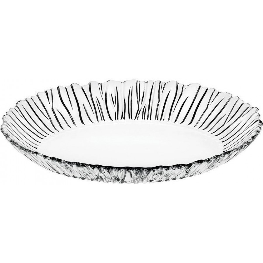 AURORA OVAL PLATE TEMPERED 33x4,5CM P/144