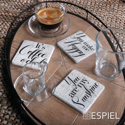 BASIC CUP&SAUCER 238CC CAPPUCCINO 13.7X6.5 CM.