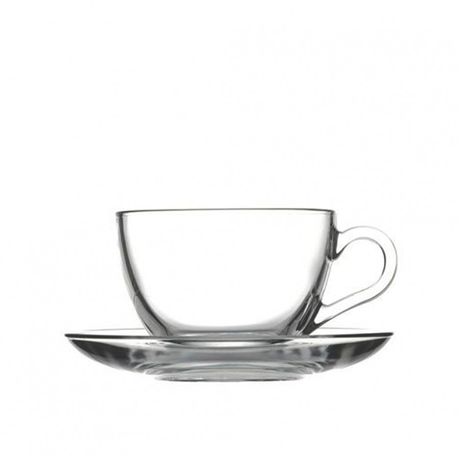 BASIC CUP&SAUCER 238CC CAPPUCCINO 13.7X6.5 CM.