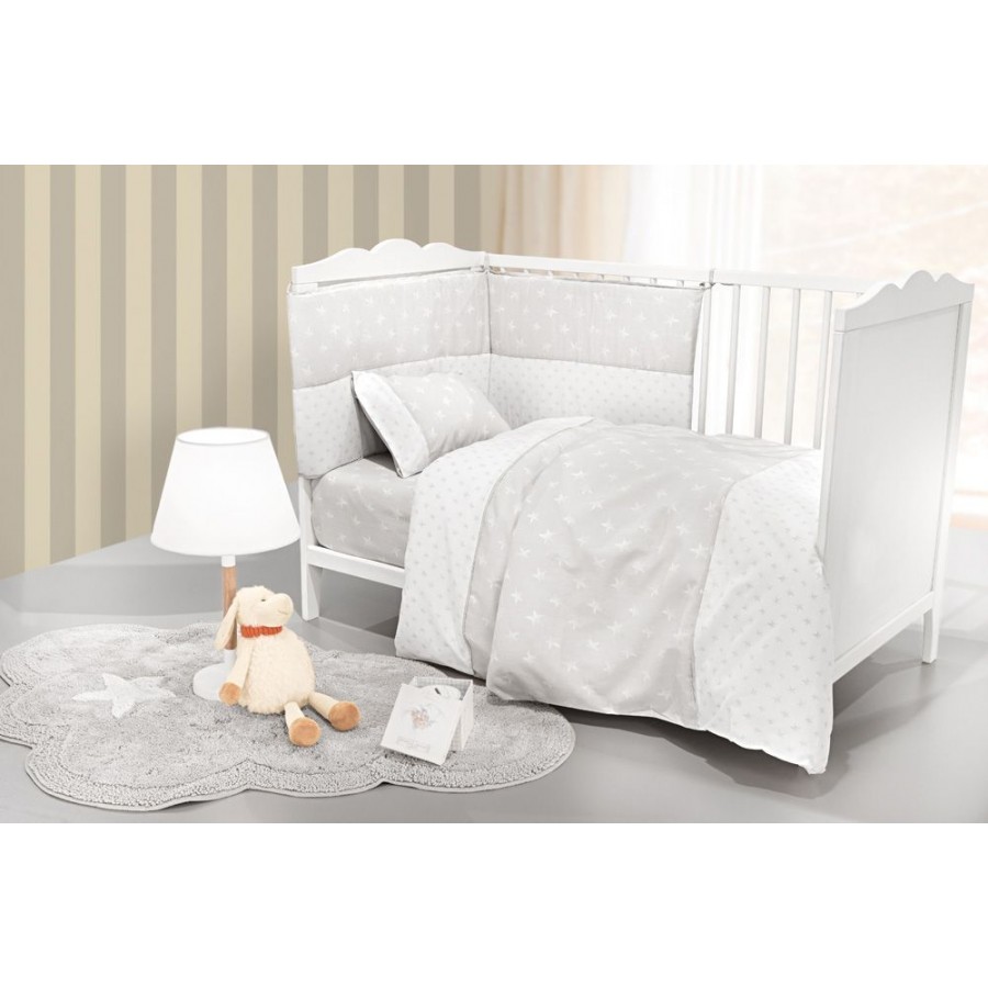 Βρεφικό Σετ Κούνιας Heaven Silver 3Tmx(Πθ-Μξ-Παντα) Guy Laroche